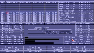 AMIGA SONIC ARRANGER MUSIC UTILITY DEMO TOOL UTILITIES FROM AMIGA CDTV ALMATHERA DEMO COLLECTION