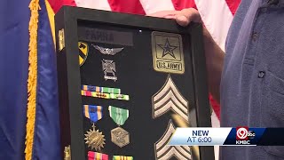 KCK Vietnam War veteran receives replacement medals for his service
