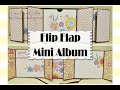 Mini Album Desplegable (Flip Flap) | Tutorial Scrapbooking | Luisa PaperCrafts