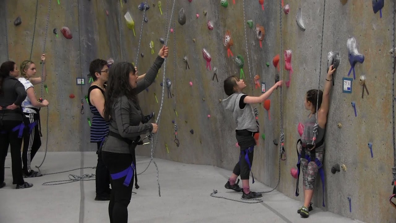 Rock Wall Climbing at The Edge in Halfmoon, NY YouTube