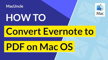How to Convert Evernote to Adobe PDF Format on Mac OS?