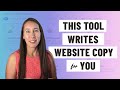 This Tool Writes Site Copy for You (Blog Posts, Client Content, Site Copy  & More)