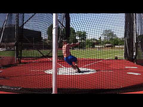 Marcel Lomnicky  72.10m training throw with 8.2kg hammer