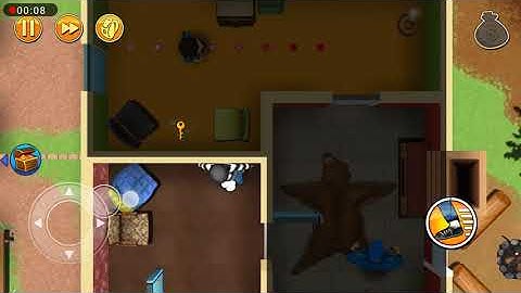 Robbery Bob chapter 7 level 6 । Perfect Walkthrough 💪💪 । Three stars ⭐⭐⭐ । Nice game
