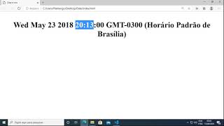 Objeto date Javascript