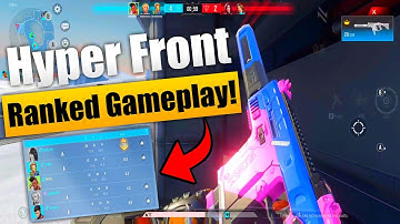 My First Ever Competitive Match In Hyper Front! ("Valorant" Mobile Gameplay)