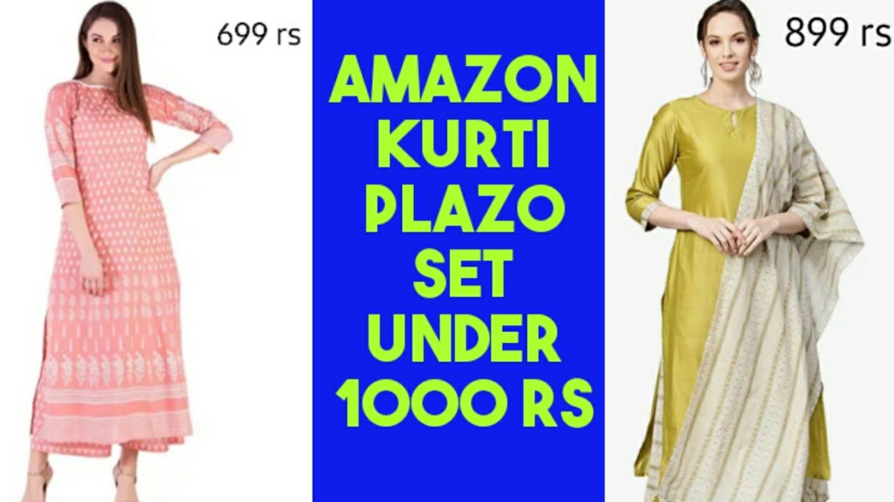 Buy UMA Women's Casual Wear Kurti With Plazo Set With Rayon Print Kurti &  Plazo .(UE-137-3XL) at Amazon.in