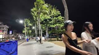 Pattaya Beach Road Nightlife, Thailand - 4K 60FPS