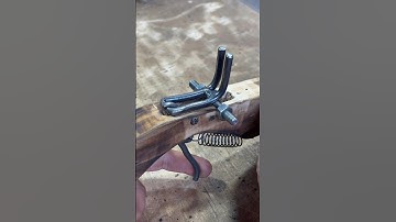 Handmade a Simple trigger mechanism # Craft # DIY # Slingshot Trigger # Scrap Metal