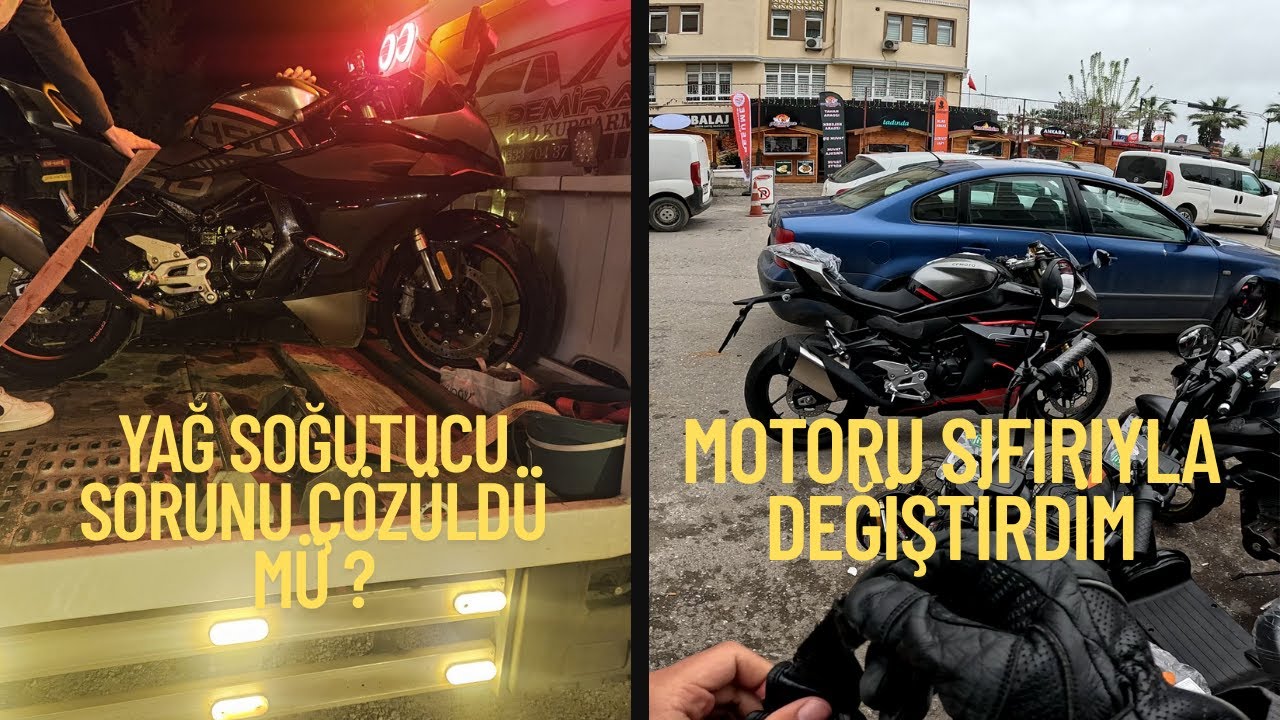 450 SR YAĞ SOĞUTUCU PROBLEMİ HAKKINDA // MOTORUMU DEĞİŞTİRDİLER