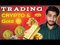 Live Crypto &amp; Gold Trading : BTC Live Trading and BTC analysis || FT mechanical trader #bitcoin