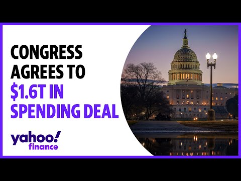 Congress agrees to $1.6T spending deal, shutdown still looms