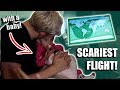 A VERY SCARY FLIGHT BACK HOME + SAYING BYE TO MY FAMILY