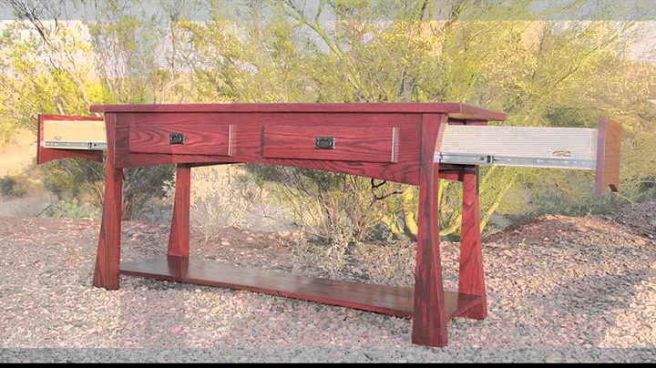 Gun Concealment Sofa Table by Top Secret Furniture-secret compartment