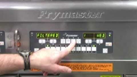 Retrieving Filter Statistics from Frymaster McDonald