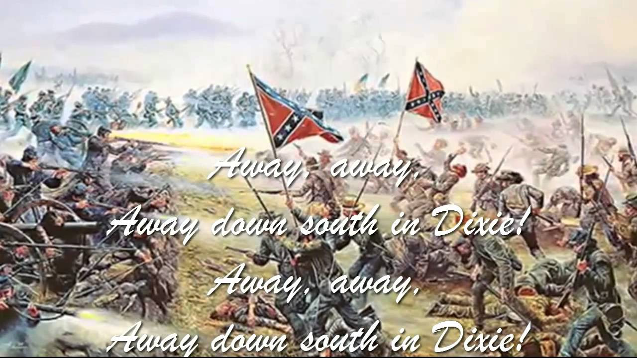 Confederate Song   I Wish I Was In Dixie Land with lyrics