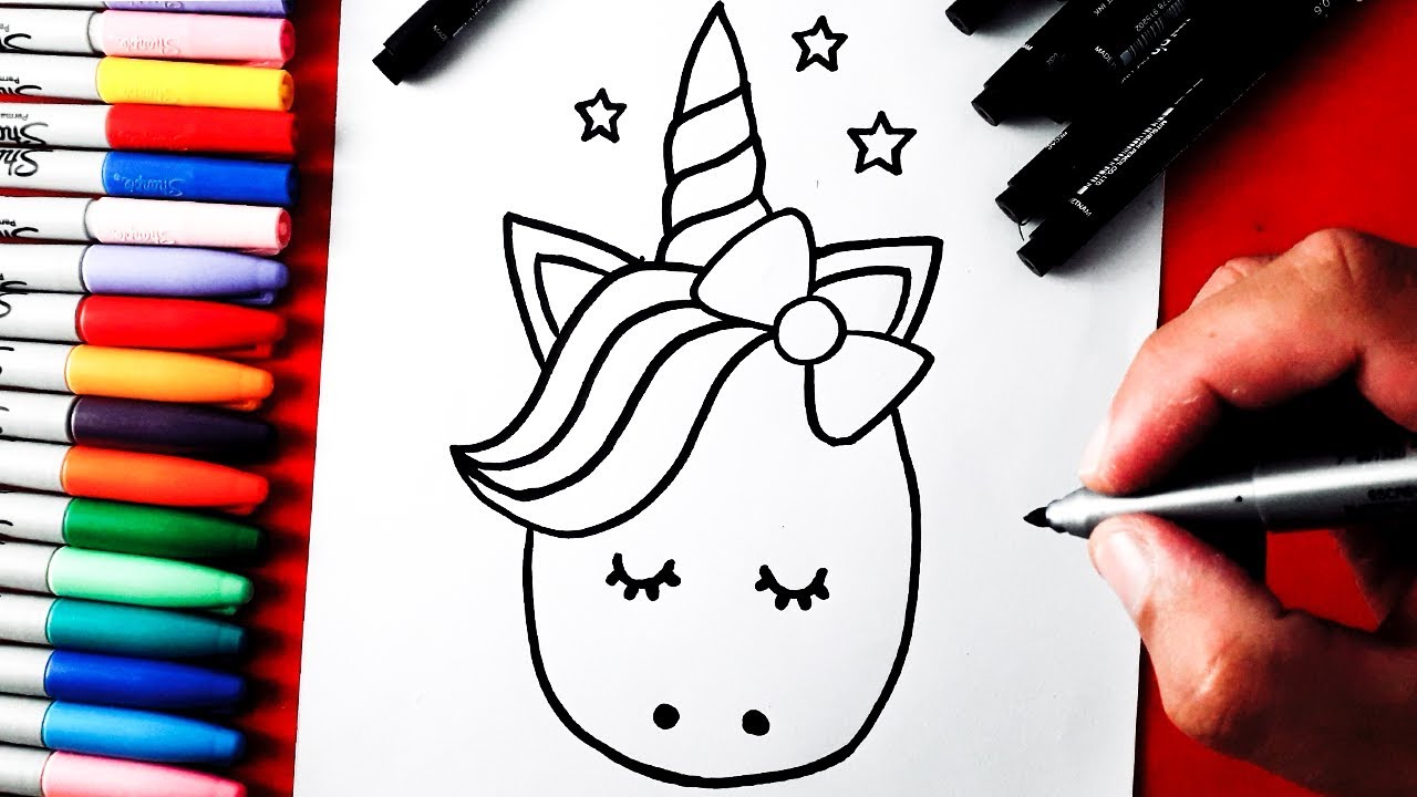 COMO DESENHAR UM UNICÓRNIO - HOW TO DRAW A UNICORN - CÓMO DIBUJAR