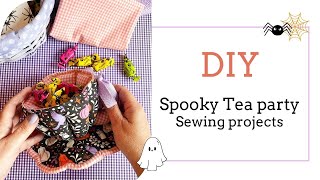 Halloween Sewing Projects - Spooky Tea Party Diy