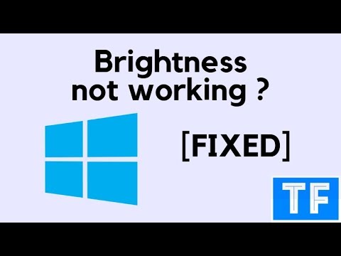 brightness control not working windows 10 brightness control not working windows 10