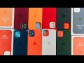 Test de toutes les coques en silicone pour iphone 12 et 12 pro  magsafe toutes les couleurs