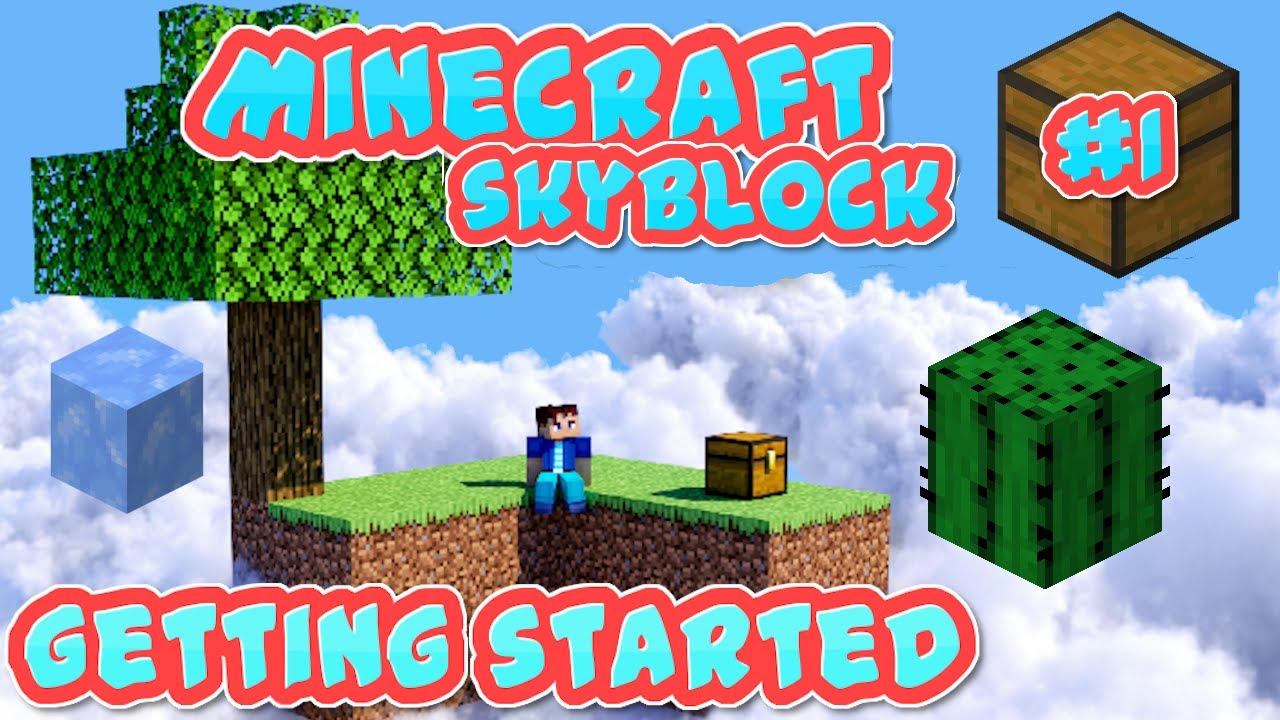 Minecraft complex skyblock lets play episode 1 getting started! - YouTube