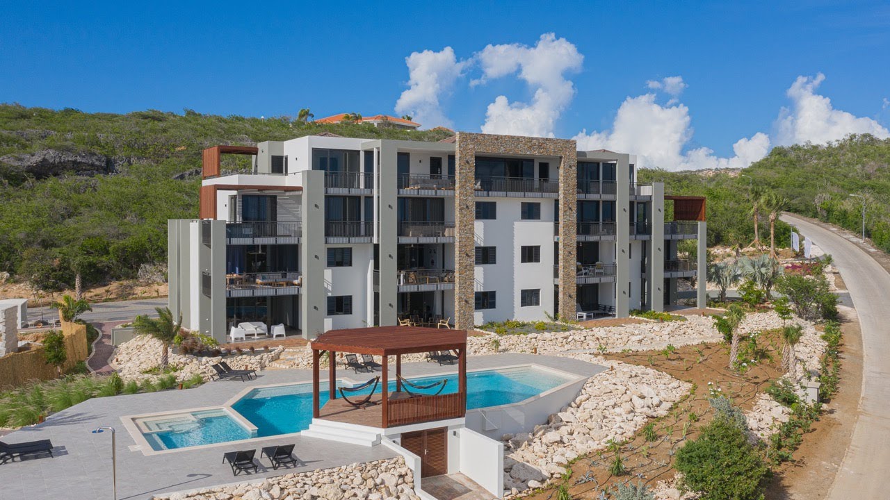 Cape Marie Luxury Apartments, Coral Estate, Curaçao, flyby YouTube
