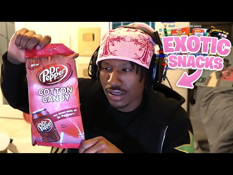 Duke Dennis Tries Exotic Snacks For The First Time!
