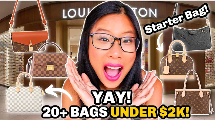 Every Single CHEAPEST LV Bag Under $2000 for 2023! Louis Vuitton Starter Bags!