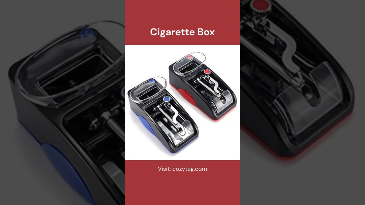 Electric Easy Automatic Cigarette Rolling Machine Tobacco Injector Maker Roller 