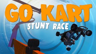 GTA 5 - IMPOSSIBLE GO KART STUNT RACE | w/ Darkj | Custom Race #30 @EvolveStunting