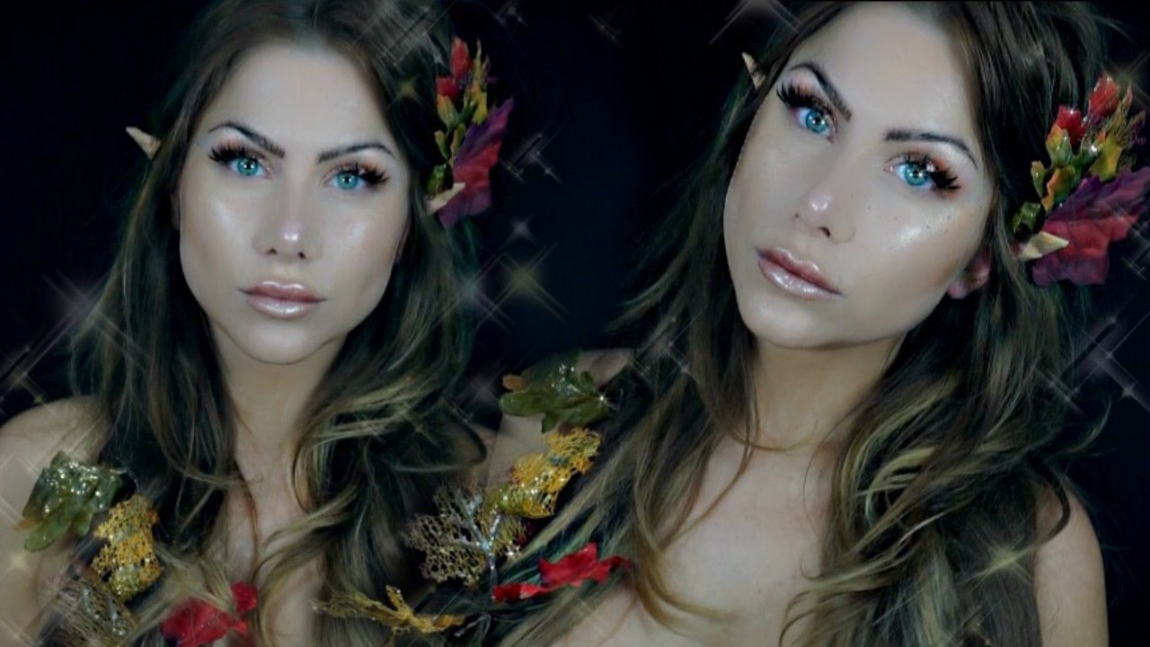 Woodland Fairy Makeup Tutorial BeeisforBeeauty YouTube