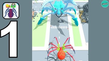 Spider Evolution -Gameplay Walkthrough Part 1(iOS, Android)#roleplaying