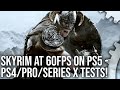 Skyrim at 60FPS on PlayStation 5 Back Compat vs Xbox Series X, PS4 Pro and PS4!