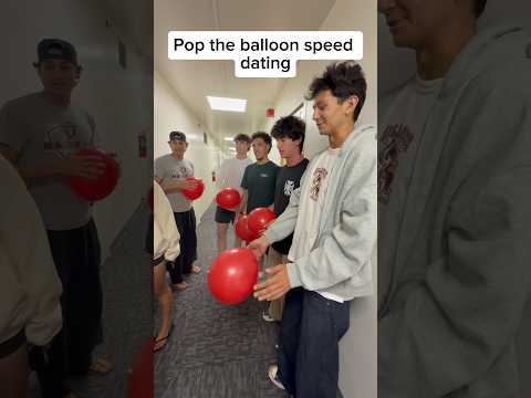 Pop the balloon speed dating #fyp #viral #funny