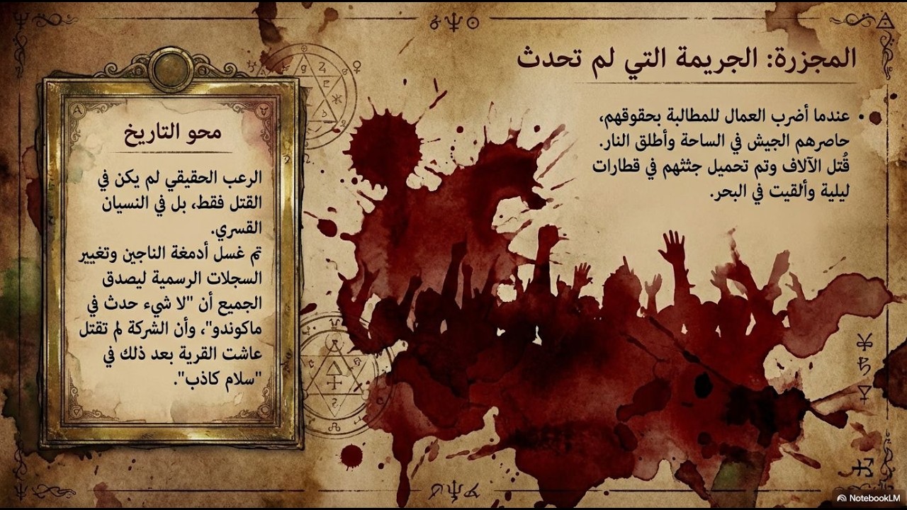 بودكاست ( ملخص رواية  مائة عام من العزلة ) - تاريخ البشرية في قرية