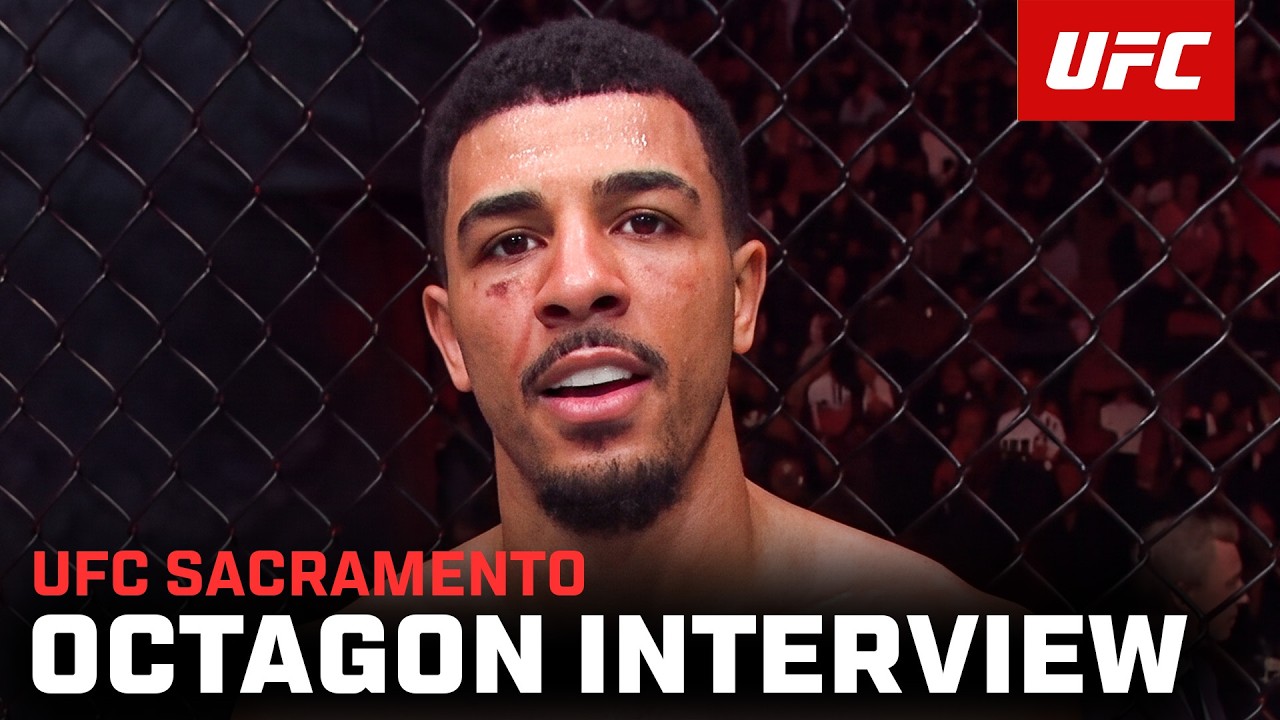 MarQuel Mederos Octagon Interview | UFC Sacramento