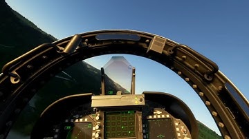 F-18 Super Hornet Sunset Run @ Mach Loop | Microsoft Flight Simulator 2020 | Xbox Series S