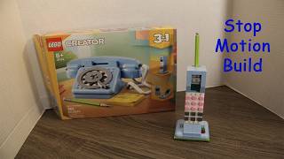 Lego Creator 3 in 1 Retro Phone 2: 31174 | Stop Motion Build