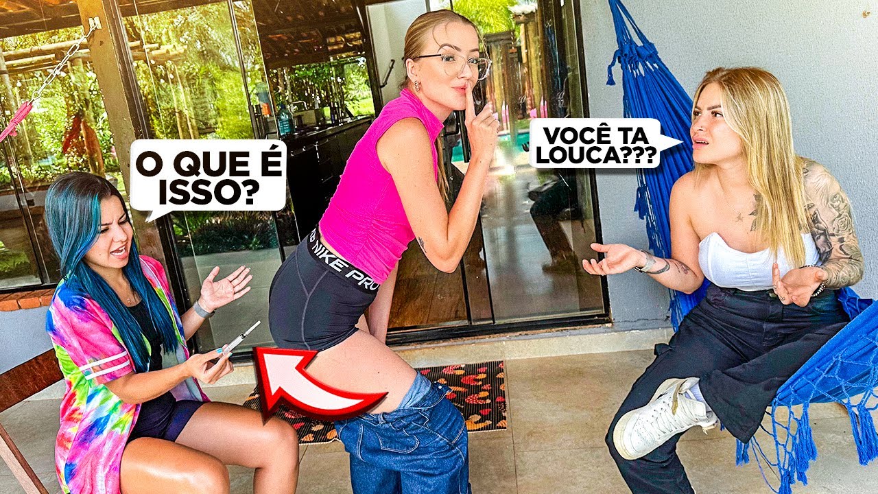 ⚠️ A MELHOR REAÇÃO DO MUNDO FOI A DELAS 😂😂  APLIQUEI…