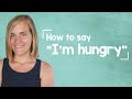 German Lesson (39) - "How to Say I'm Hungry" - German Vocab and Useful Expressions - A1/A2