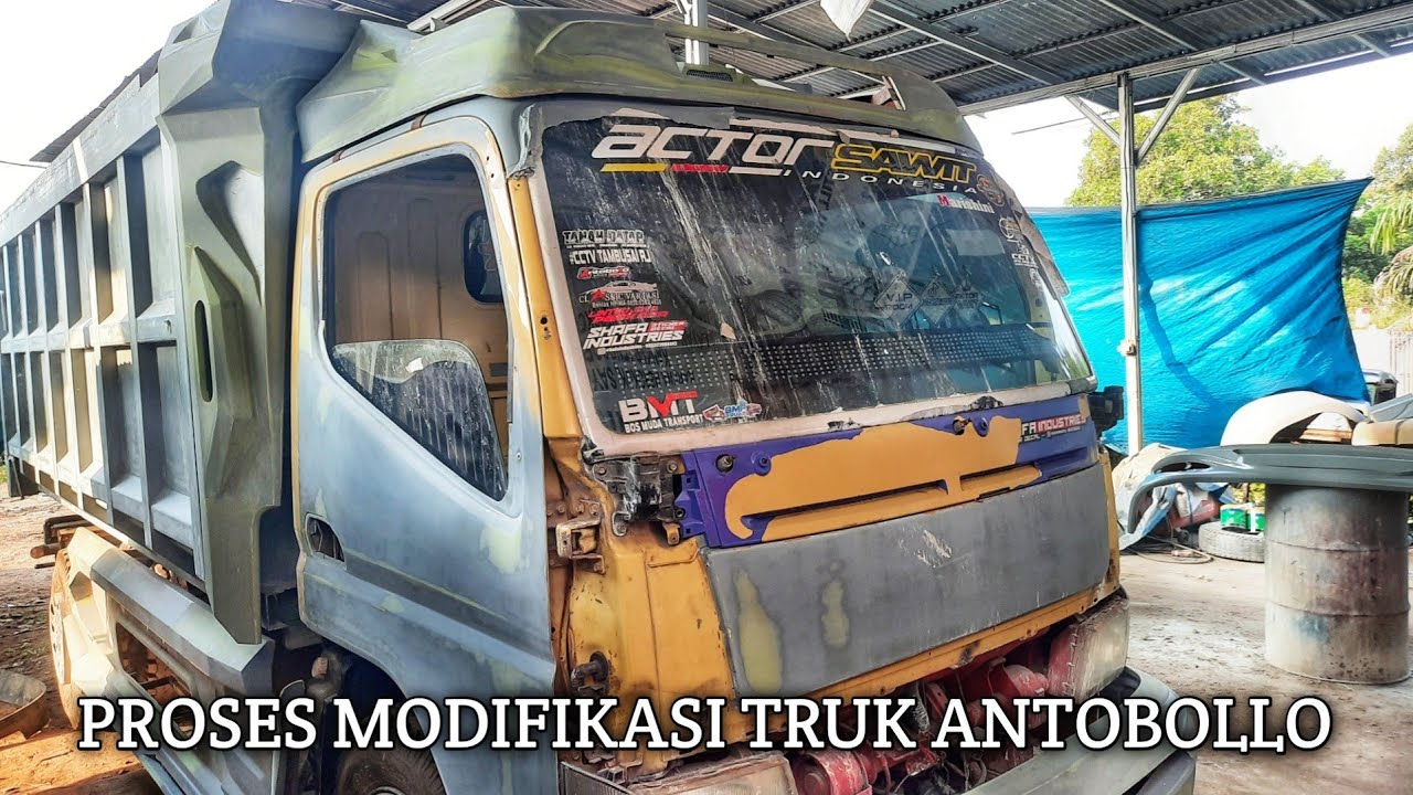 PROSES MODIFIKASI TRUK SAWIT ANTOBOLLO❗ANTOBOLLO ALIAS TOGOG #antobolloaliastogog #antobollo