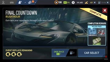 Marcus king, NFS NO LIMITS, Final countdown