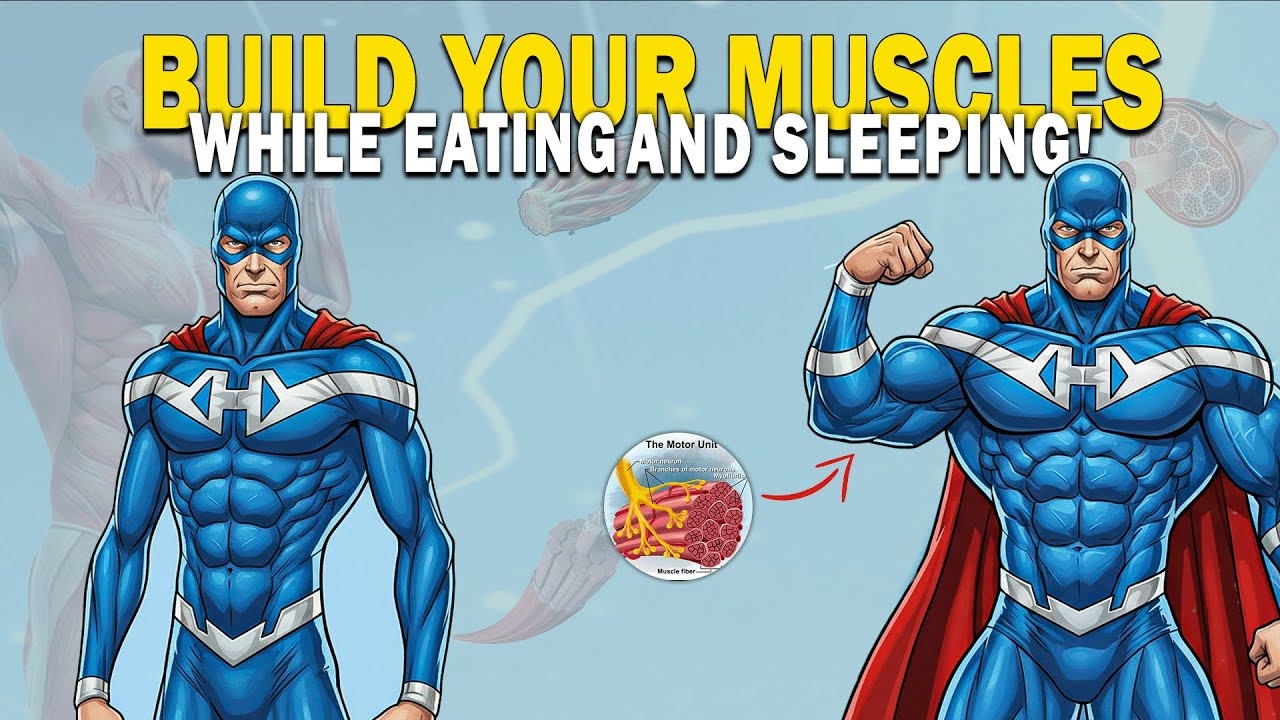 Build Your Muscles While Eating, and Sleeping! Muscle's Hypertrophy ... Explained in 10 minutes.