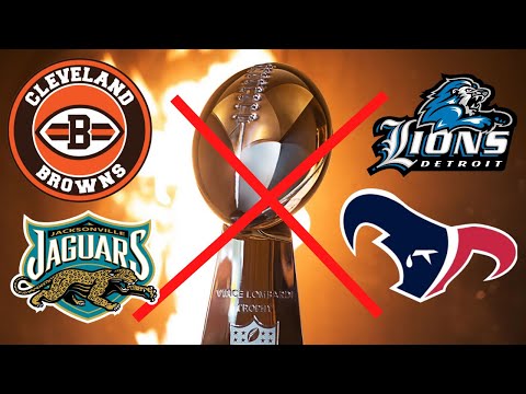 4 NFL Teams who have never made the Super Bowl