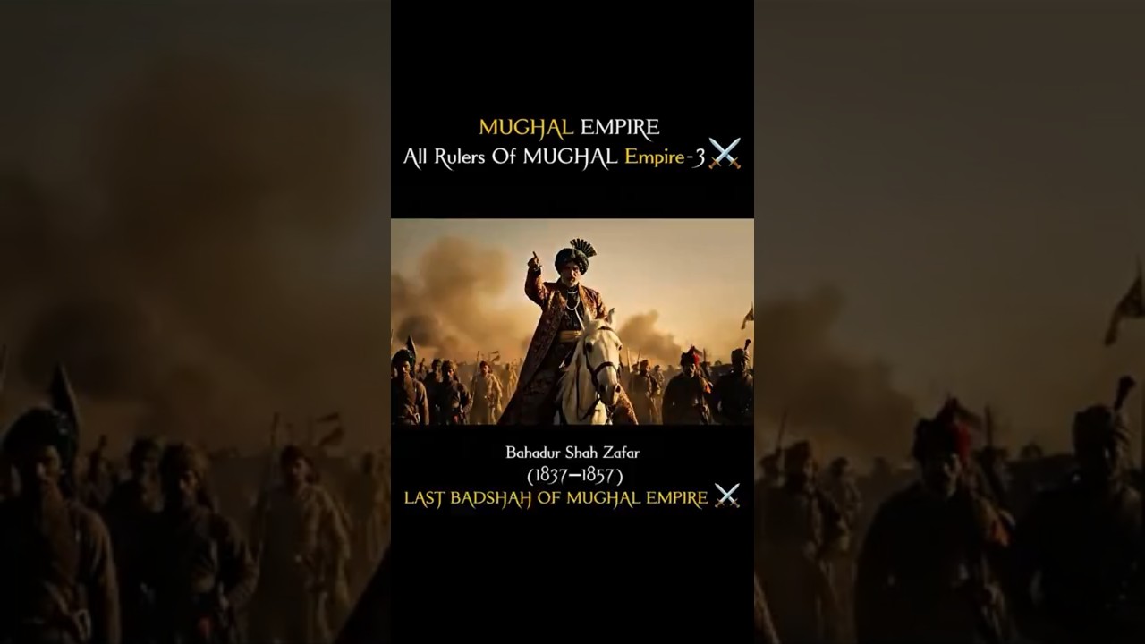 👑All Rulers of Mughal Empire⚔️ -3🔥 The Royal Saga 