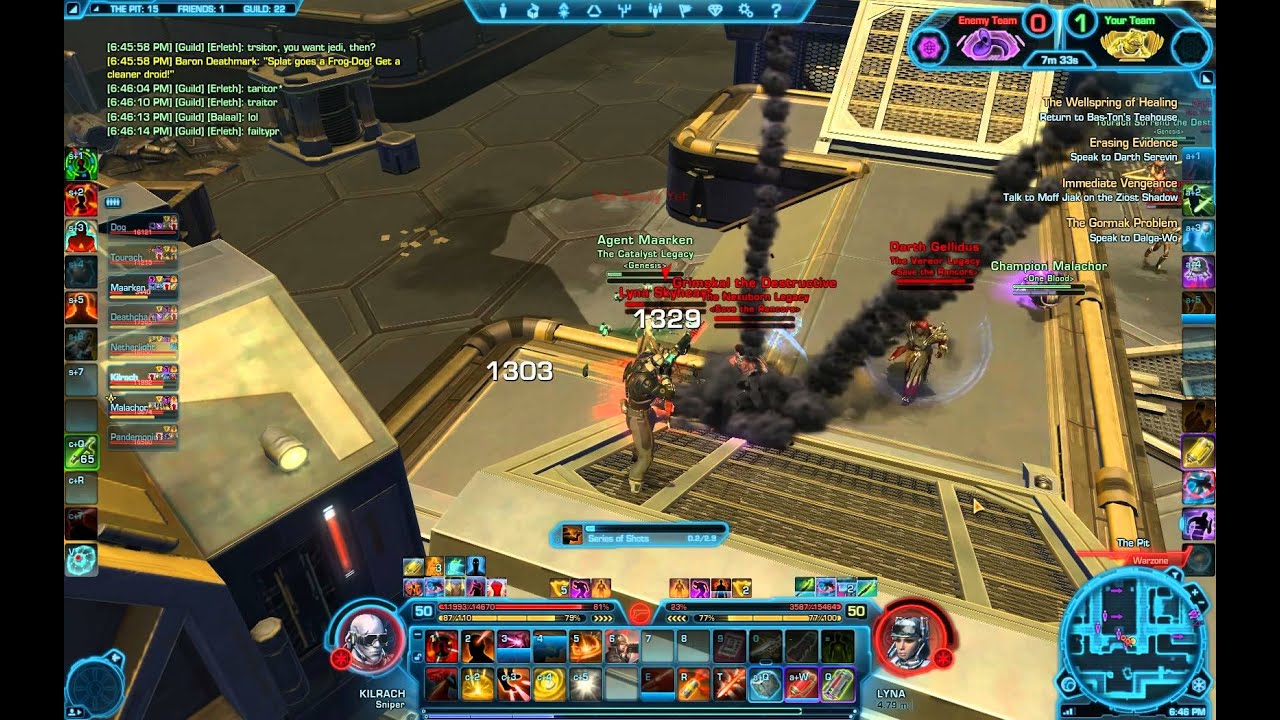 ► SWTOR : Lvl 50 Marksman Sniper PVP #6 ::Kilrach::