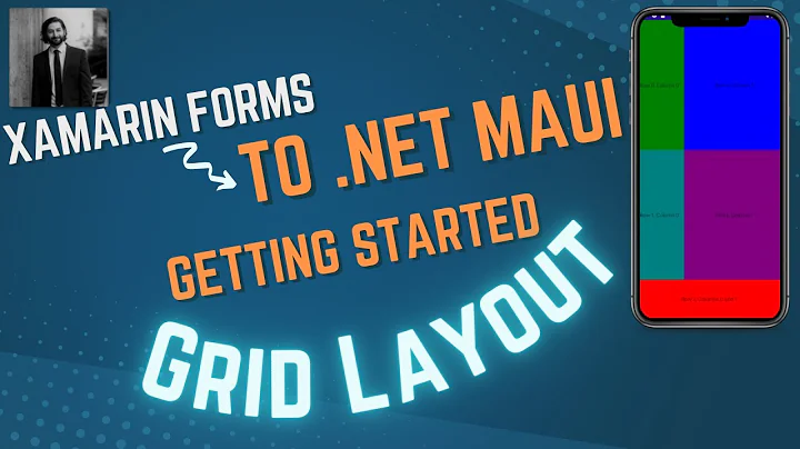 GRID LAYOUT - Quick Tutorial ( .NET MAUI & Xamarin Forms)