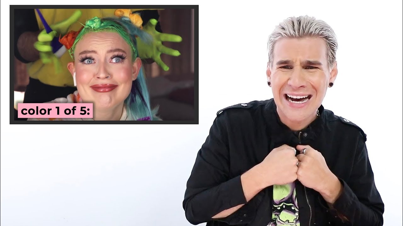 6. Jenna Marbles Dyes Her Hair Blue and Reacts to the Results - wide 5