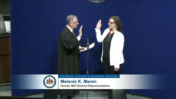 Oath of Office to the Fairfax County School Board ...