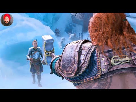 Ingrid Saved Atreus From Thor God of War 5 Ragnarok 4K HDR PS5